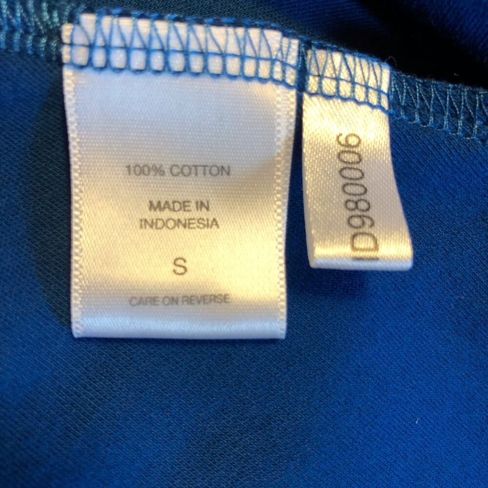 New York & Company Cobalt Blue Cold Shoulder Dress Flattering Fit & Flare Design - Picture 8 of 16